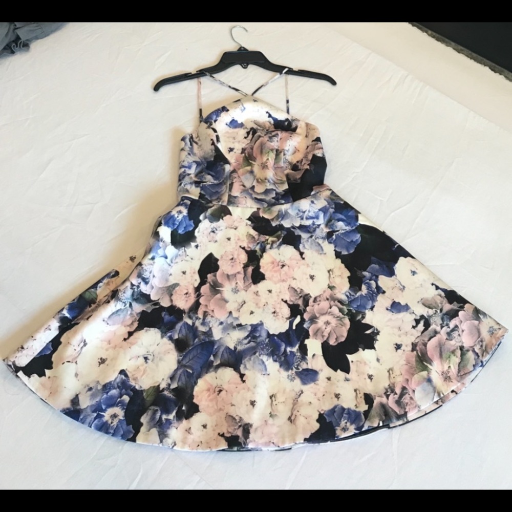 Keepsake Crossroads Floral Print Skater Dress